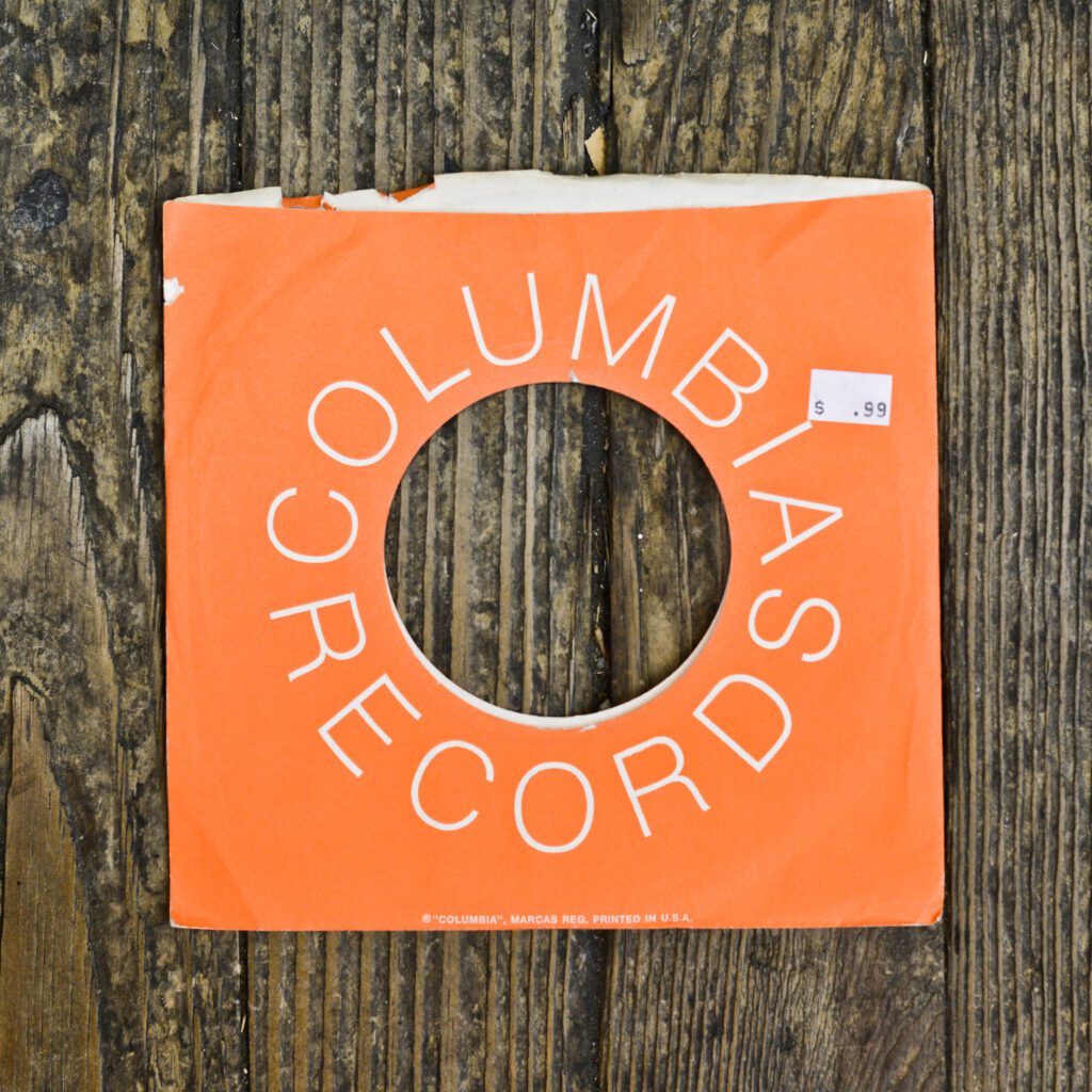 A record cover that says columbia records on it.