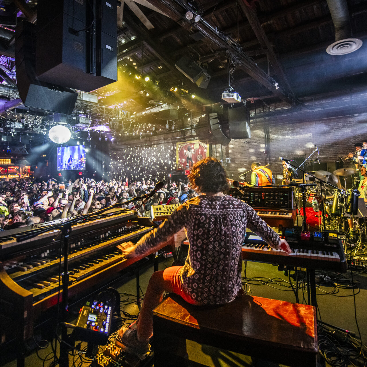 Eggy performs at Brooklyn Bowl in Brooklyn, NY on March 23, 2024.  (Photo by Matthew Carasella/Sipa USA)